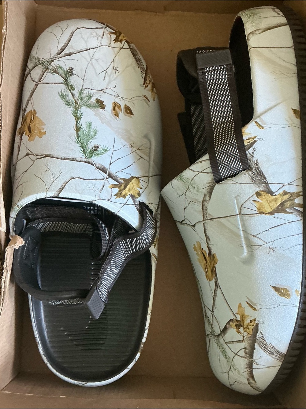 Nike Men’s Calm Real Tree Mules - New in box
